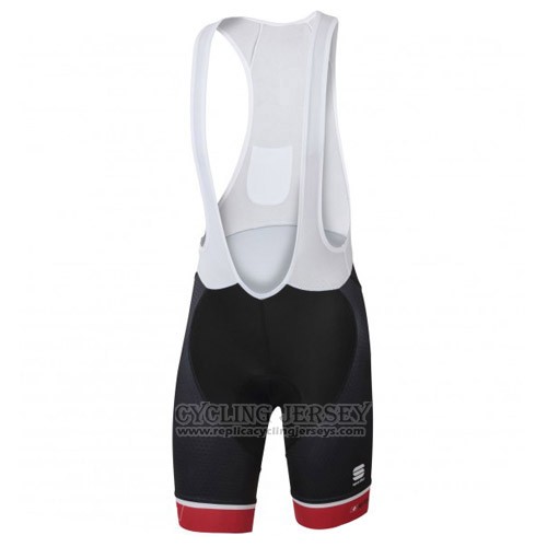 2016 Cycling Jersey Switzerland White and Red Short Sleeve and Bib Short
